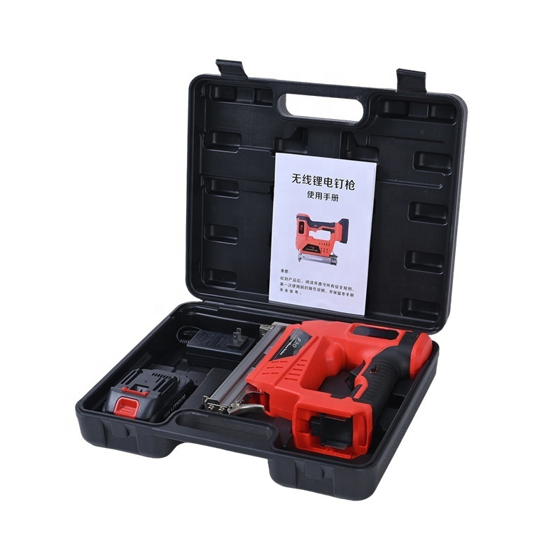 Portable Automatic Board Electric Nail Gun Cordless 18ga Brad Nailer Tool for Wood