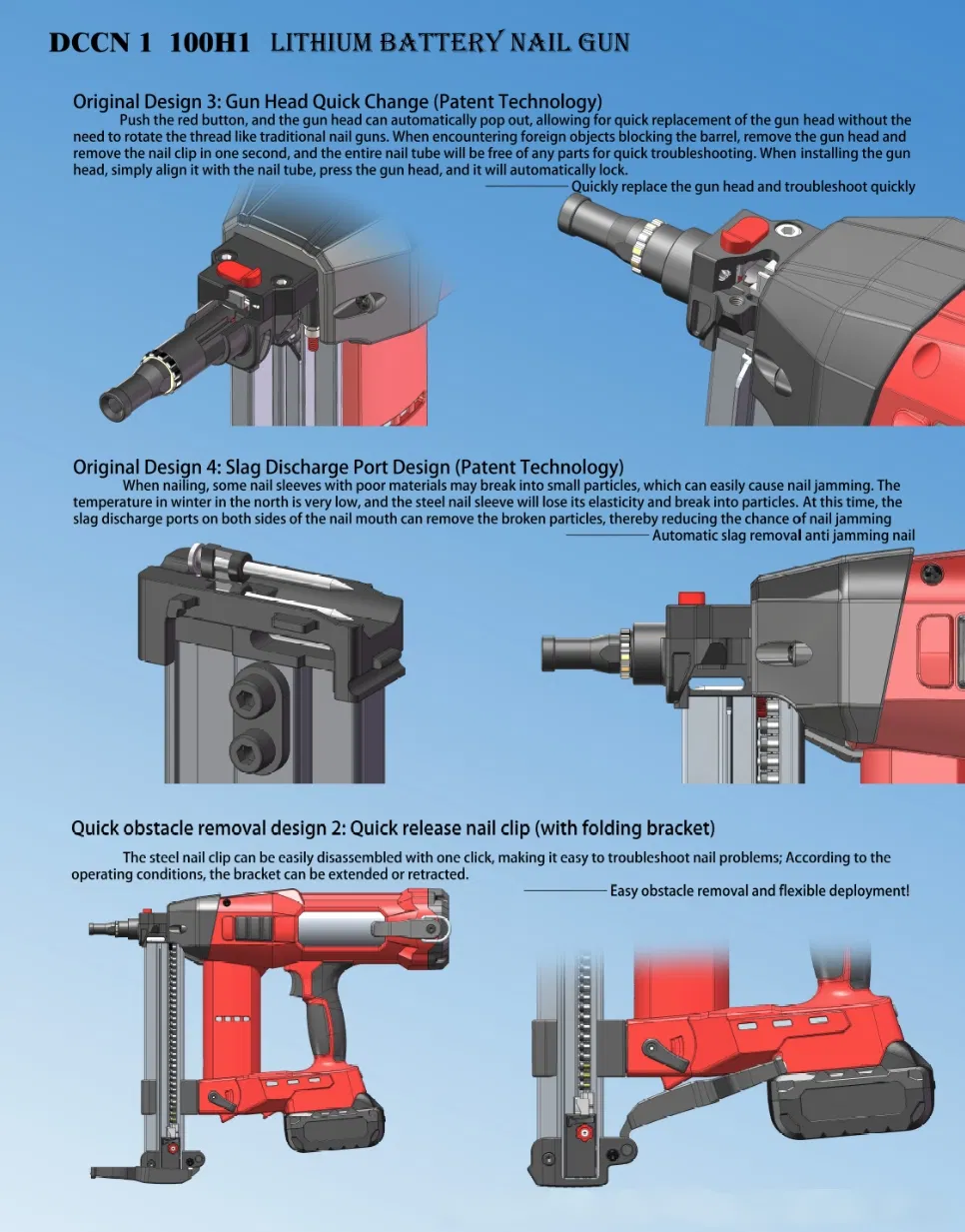 Cordless Nail Gun Detail 2