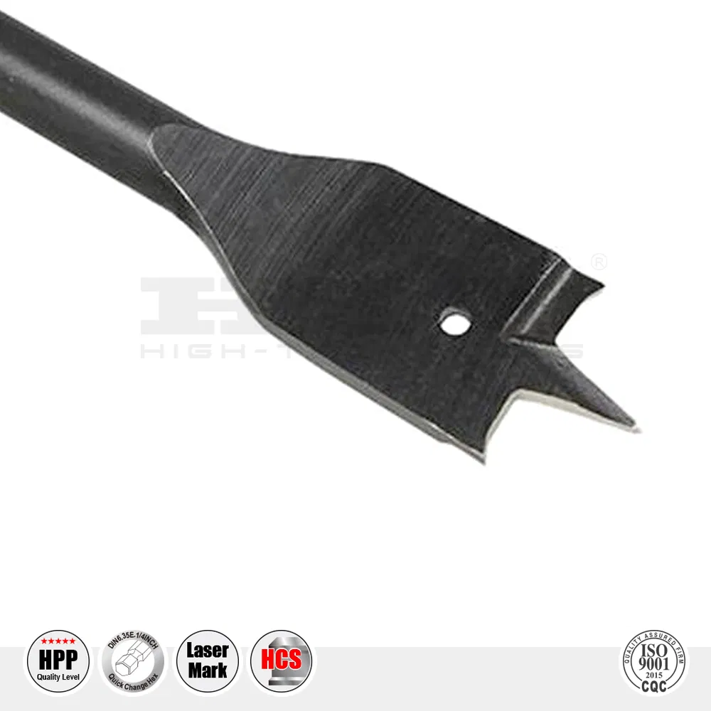 Professional Quality Impact Heavy-Duty Flat Wood Drill R Flute Type for Wood Plywood Plaster MDF Ceiling Drilling