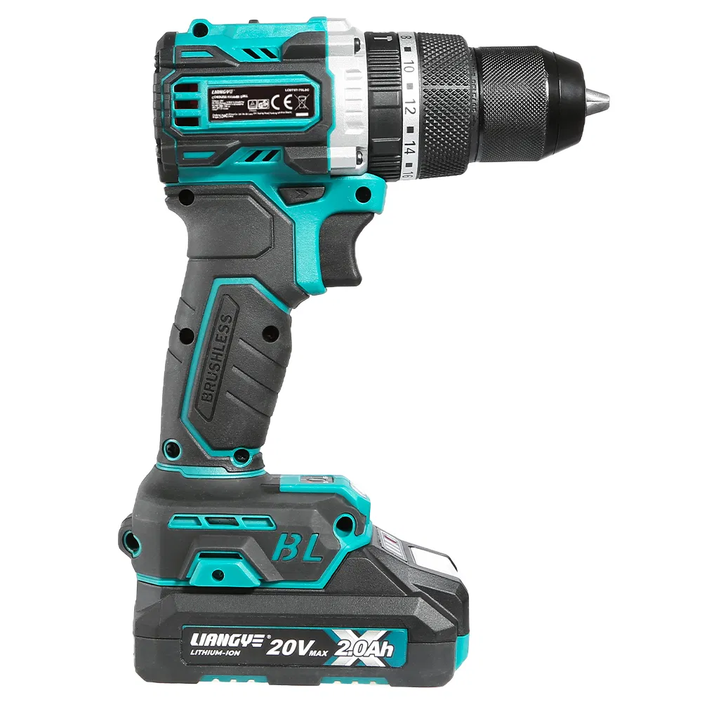 Compact Design 75nm Max. Torque Professional Combi Drill New Metal Chuck Brushless Hammer Drill