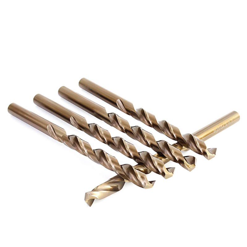 Manufacturer DIN338 HSS Straight Shank Twist Drill Bit for Hardened Steel and Stainless Steel