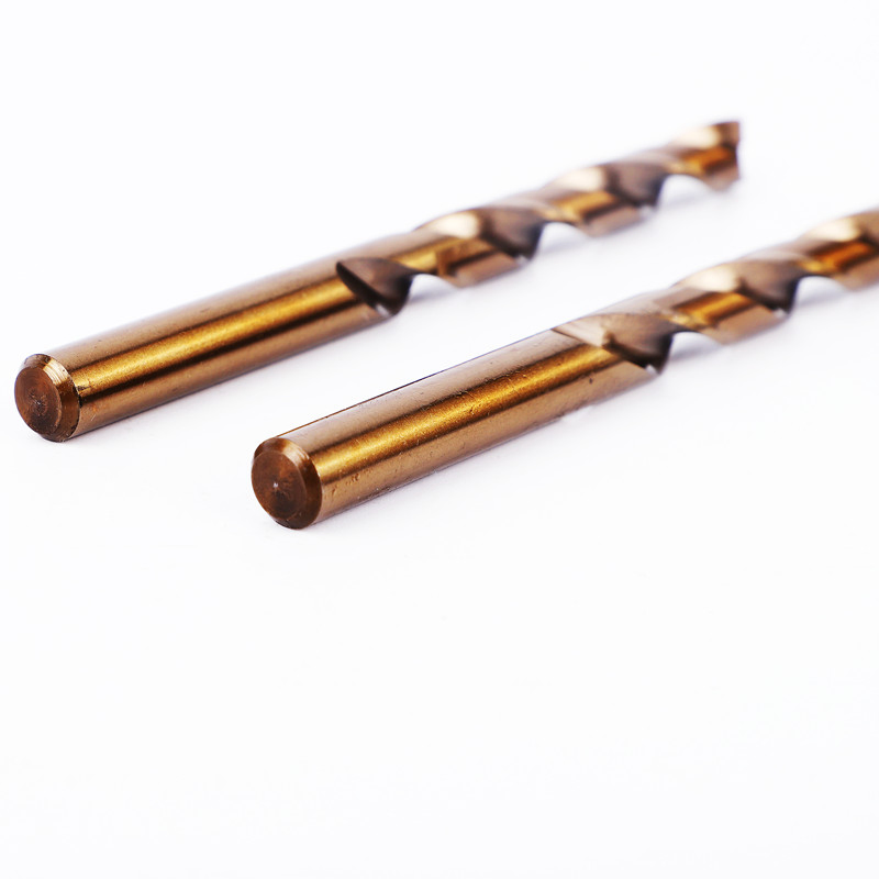 Jobber Length Drills HSS M35 Twist Drill Bits 5% Cobalt Fully Ground Golden Straight Shank Drills