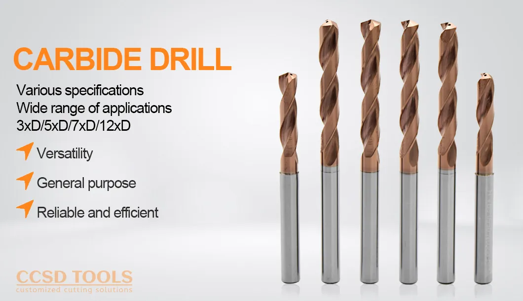 Carbide Inner Coolant Drill Bit
