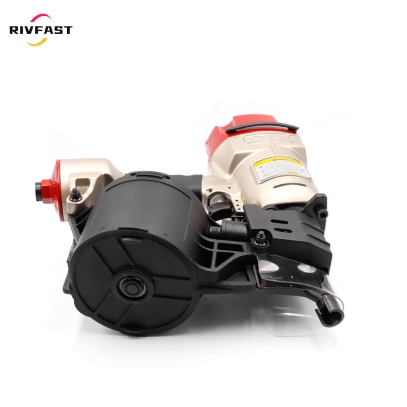 Cn80 Pallet Making Coil Nailer for Roof Siding Board Wood Work Furniture Sheathing Tool Air Pneumatic Roll Nail Gun for DIY Projects Woodworking