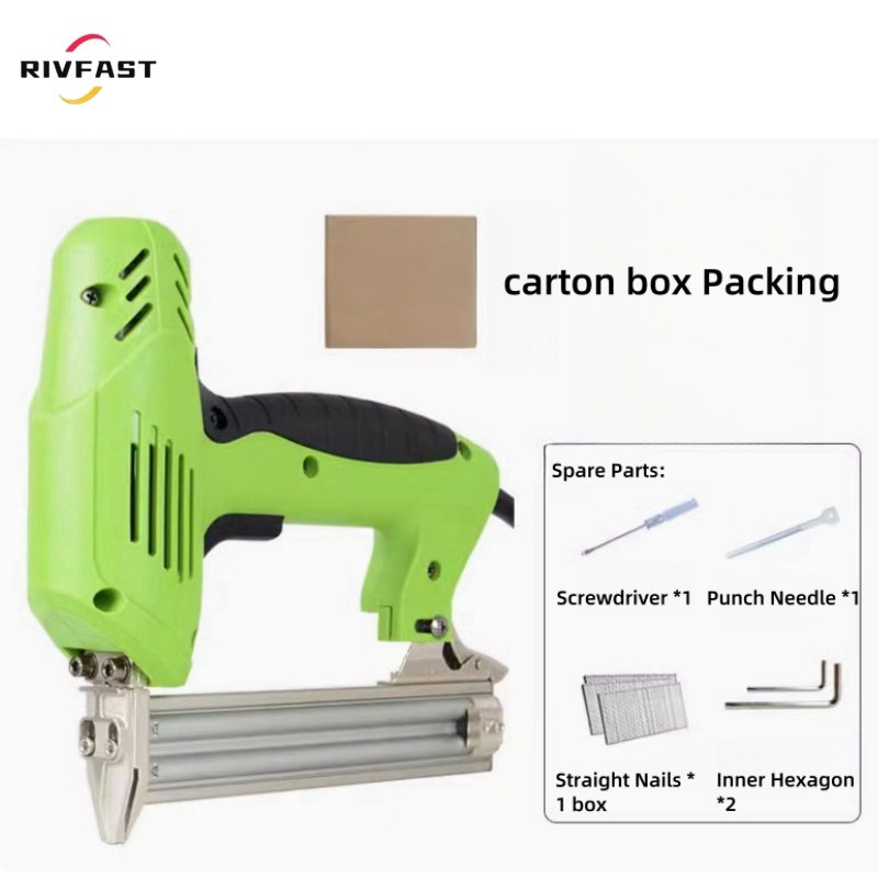 Electric Nail Gun, Electric Brad Nailer Stapler for Woodworking, Home Improvement.