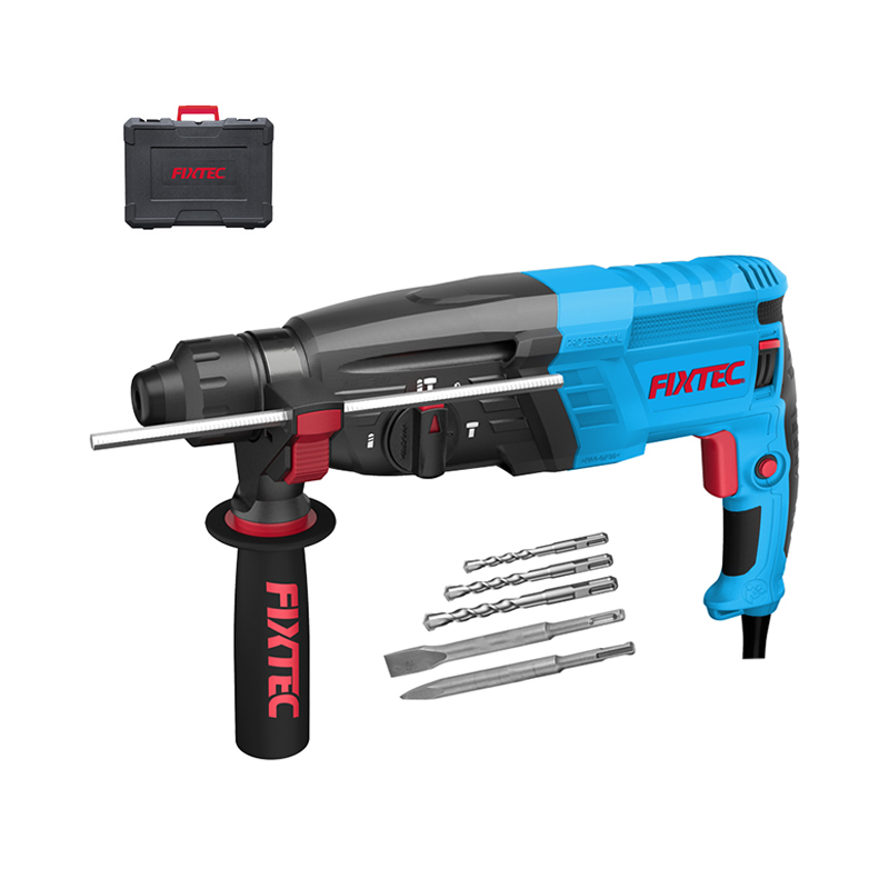 Fixtec SDS Plus Rotary Hammer 1100W Power Hammer 4 Functions Electric Jack Wall Hammer Demolition