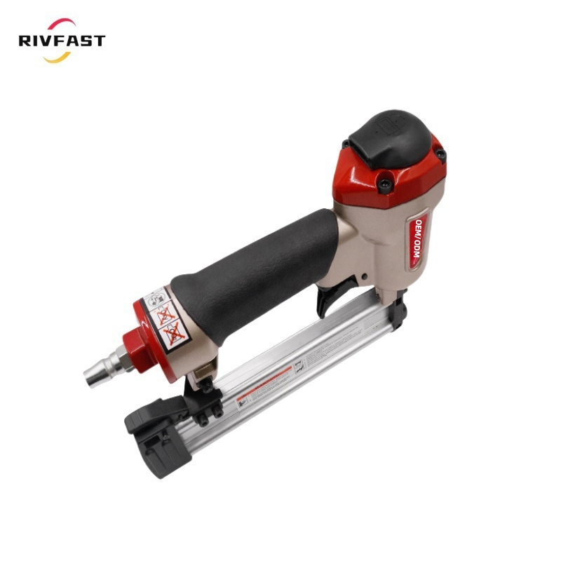 Pneumatic Upholstery Staple Gun, 21 Gauge Brad Nailer