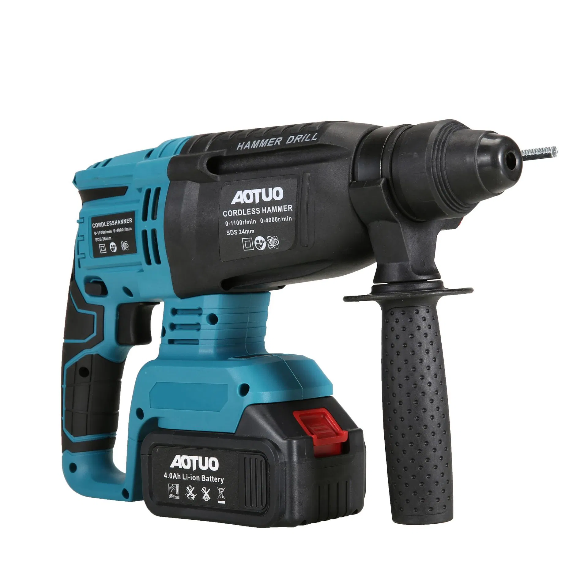 High-Power Rotary Drill Hammer with Ergonomic Grip Design