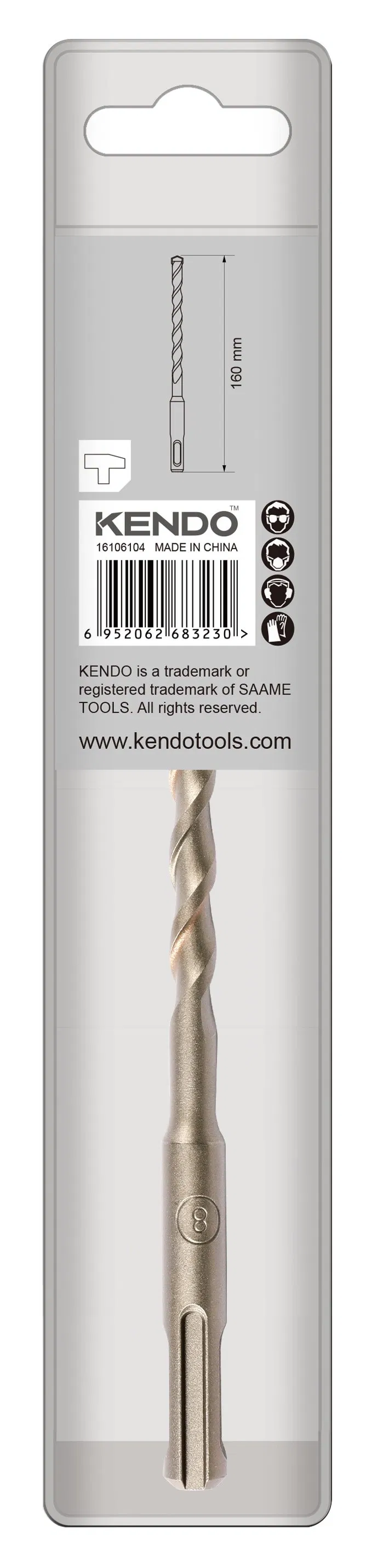 Kendo SDS-Plus Hammer Drill Bit for Concrete and Rock Drilling Bit