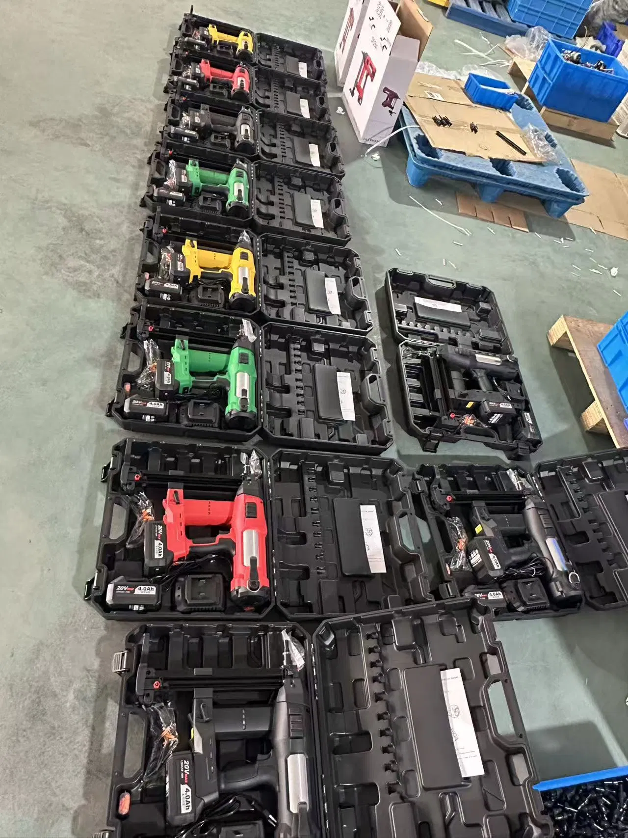 20V Electric Cordless Nail Gun - Rechargeable Lithium-Ion Concrete Nailer for Industrial Use