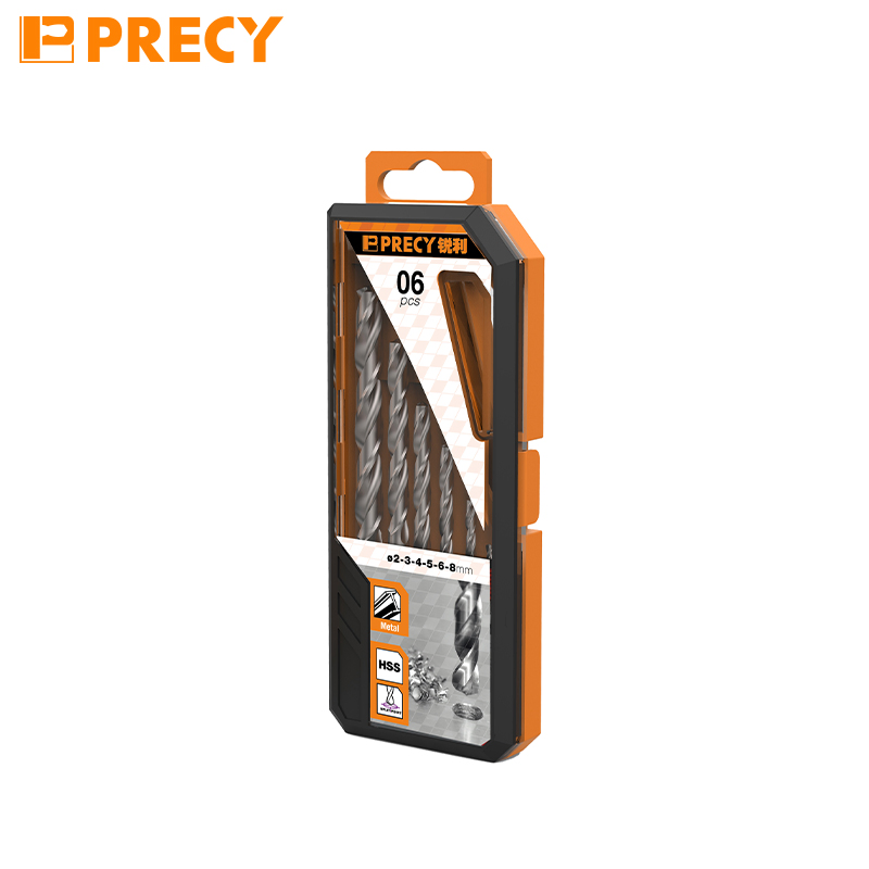 6 PCS Ground HSS Metal Drill Bit