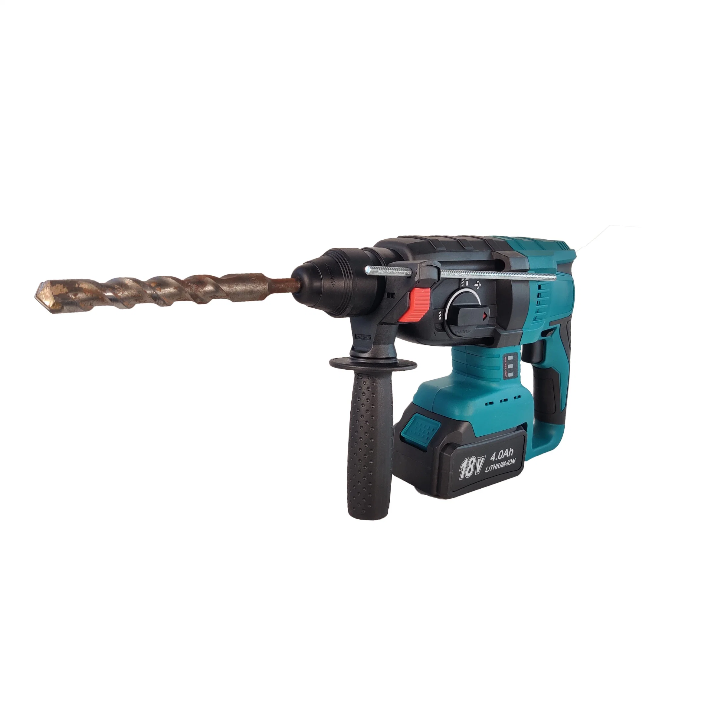 Cordless Rotary Hammer with 4.0ah Battery, Impact Drill, and Quickly Change System