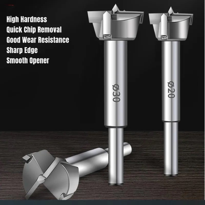 20mm Tungsten Steel Hard Alloy Wood Drill Bits Woodworking Hole Opener for Drilling on Plasterboard / Plastic Boards