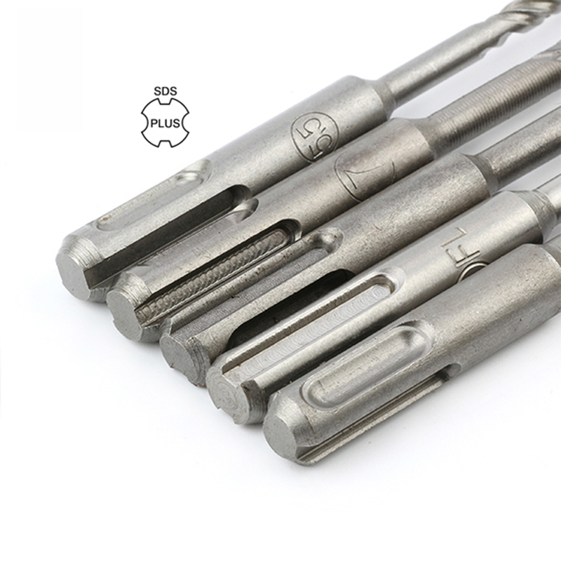 Factory Wholesale Cross Tips Tungsten Carbide Tipped SDS Plus Rotary Hammer Drill Bit 5-32mm for Concrete Brick Stone Drilling