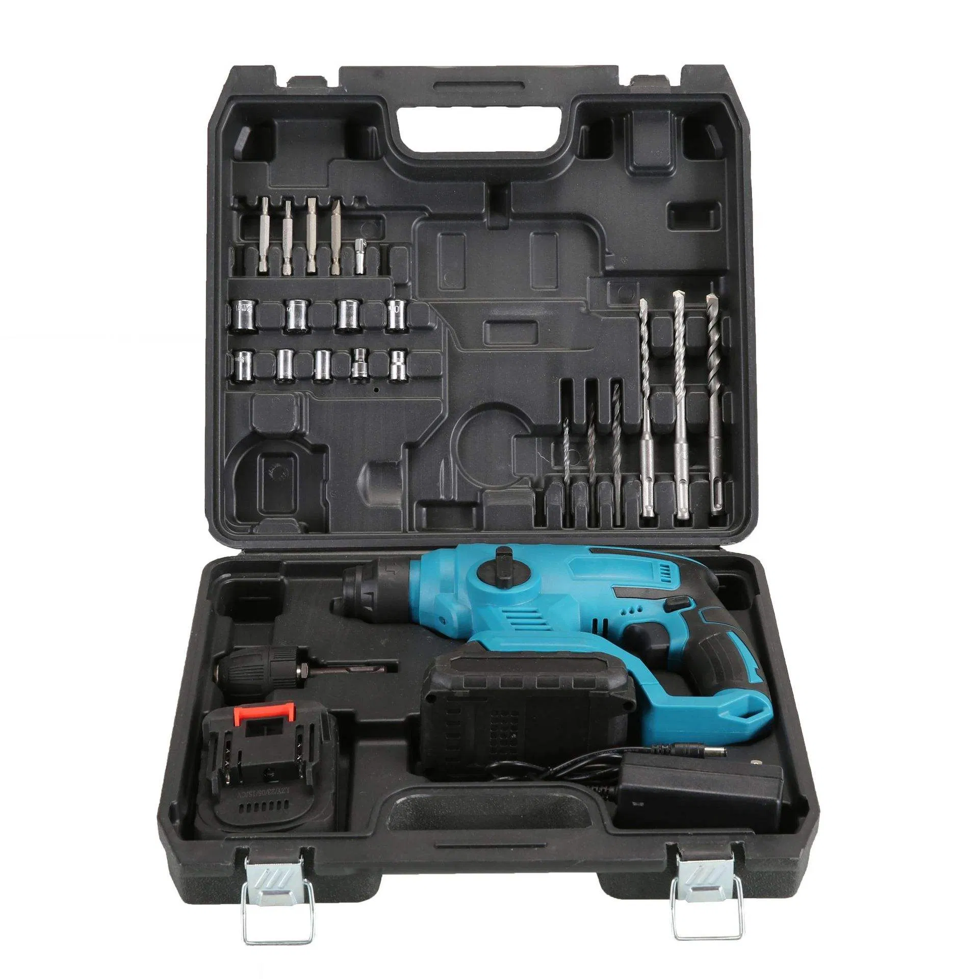 Rechargeable Lithium Hammer Driver Set 22V Brushless Cordless Power Drill