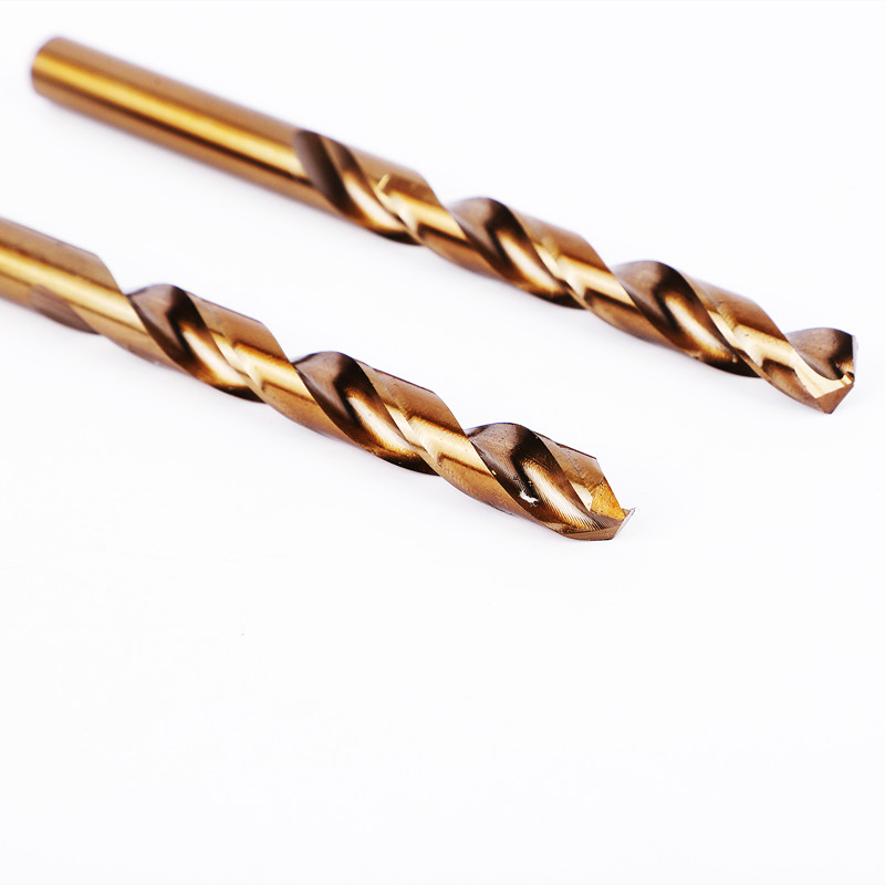Jobber Length Drills HSS M35 Twist Drill Bits 5% Cobalt Fully Ground Golden Straight Shank Drills