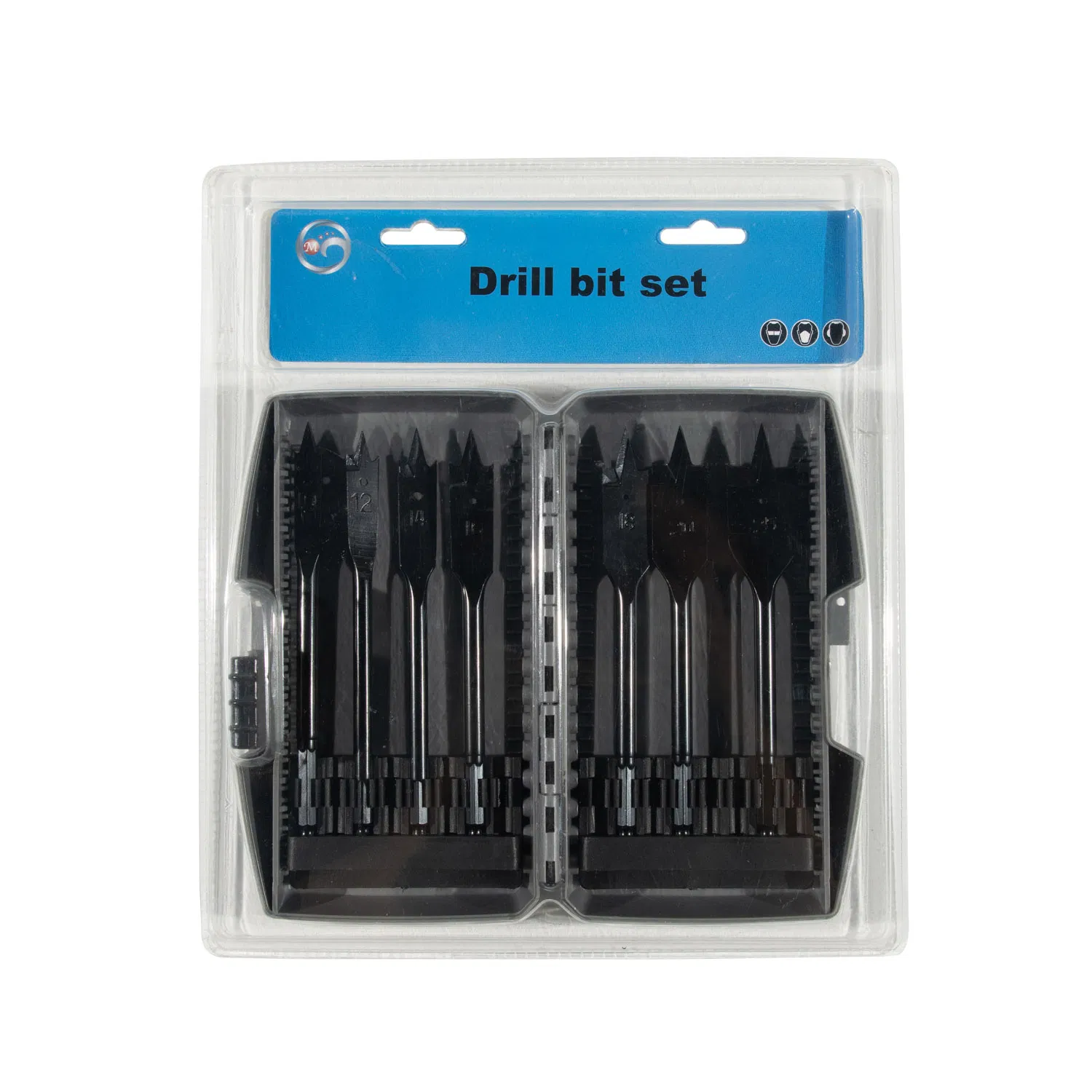 7PCS Black or White Finish Wood Drill Bit Flat Drill Bits