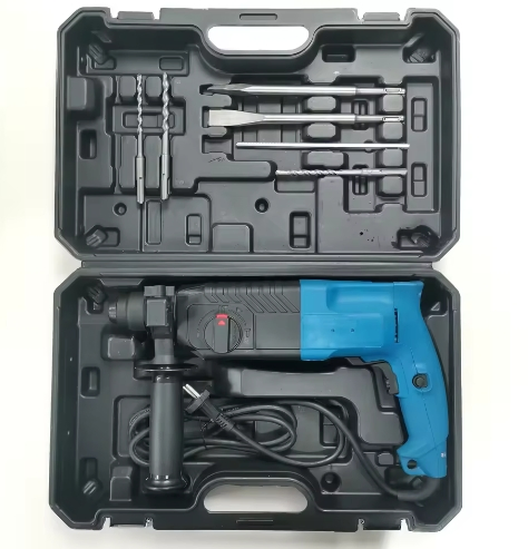 220V Multi-Functional Rotary Hammer with BMC and Accessories Electric Demolition Hammer Impact Drill