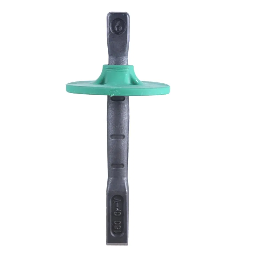Masonry Chisel with Hand Guard 10 Inch Heavy Duty Flat End Rock Concrete Mortar Stone Chisel for Demolishing Carving