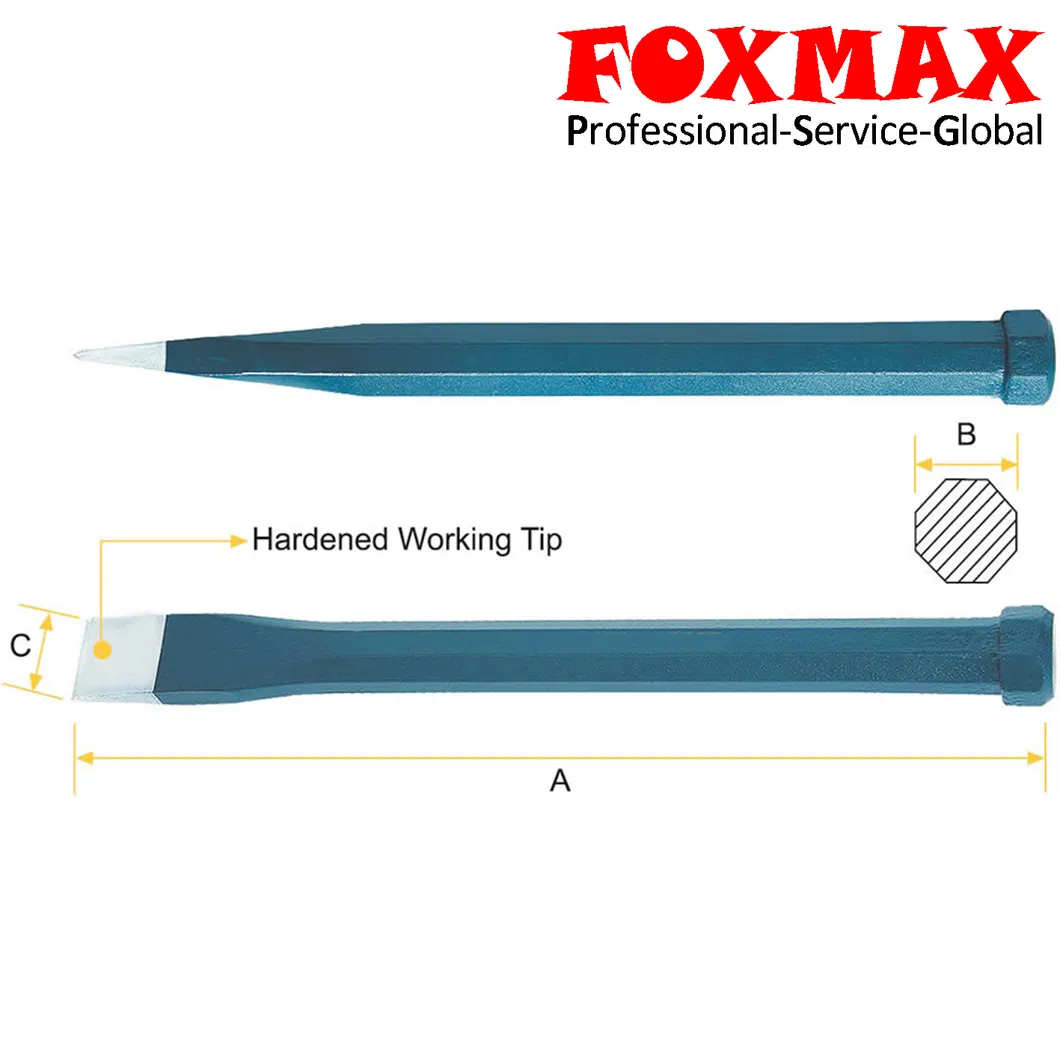 Wood Carving Cold Breaker Hex Flat Chisel