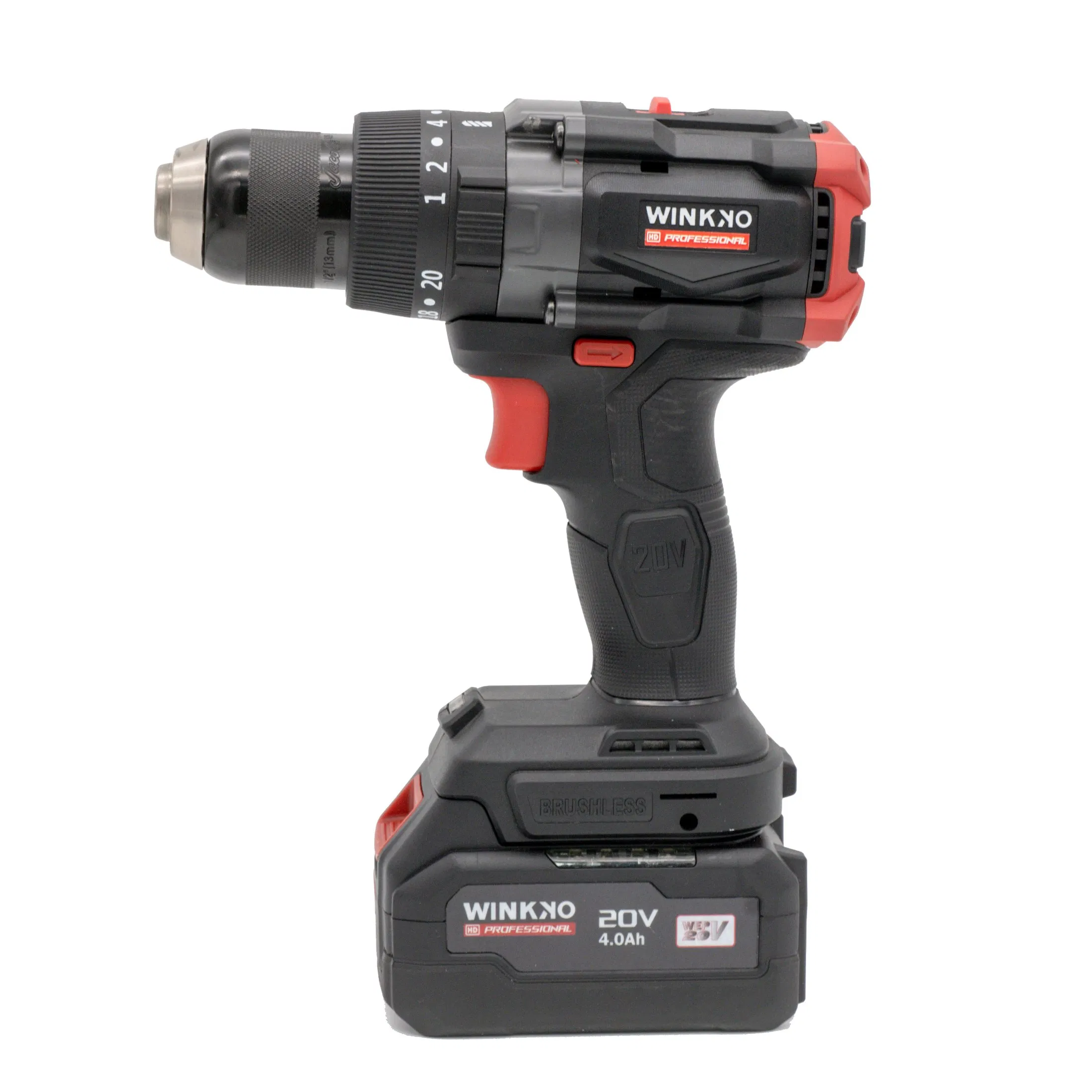 Professional Cordless Drill Heavy-Duty Cordless Drill Combo with Battery High Torque