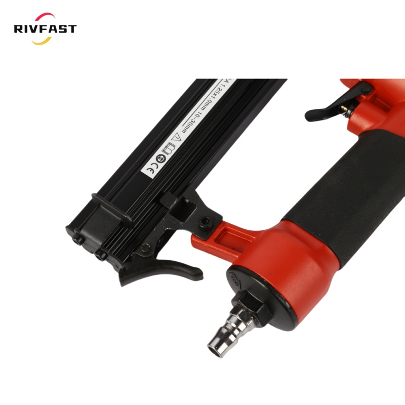 Pneumatic Brad Nailer, 18 Gauge Air Brad Nail Gun with 1000PCS Nails for Upholstery, DIY Project, Woodworking