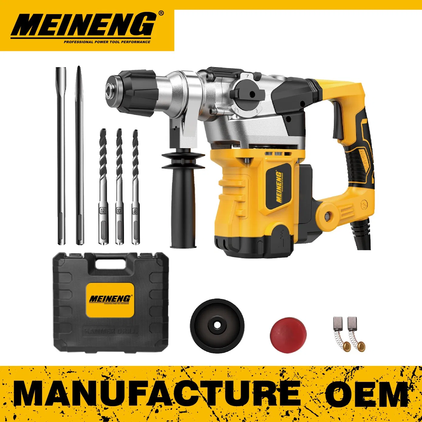 Powerful 3017 Rotary Hammer with Enhanced Performance for Concrete Drilling