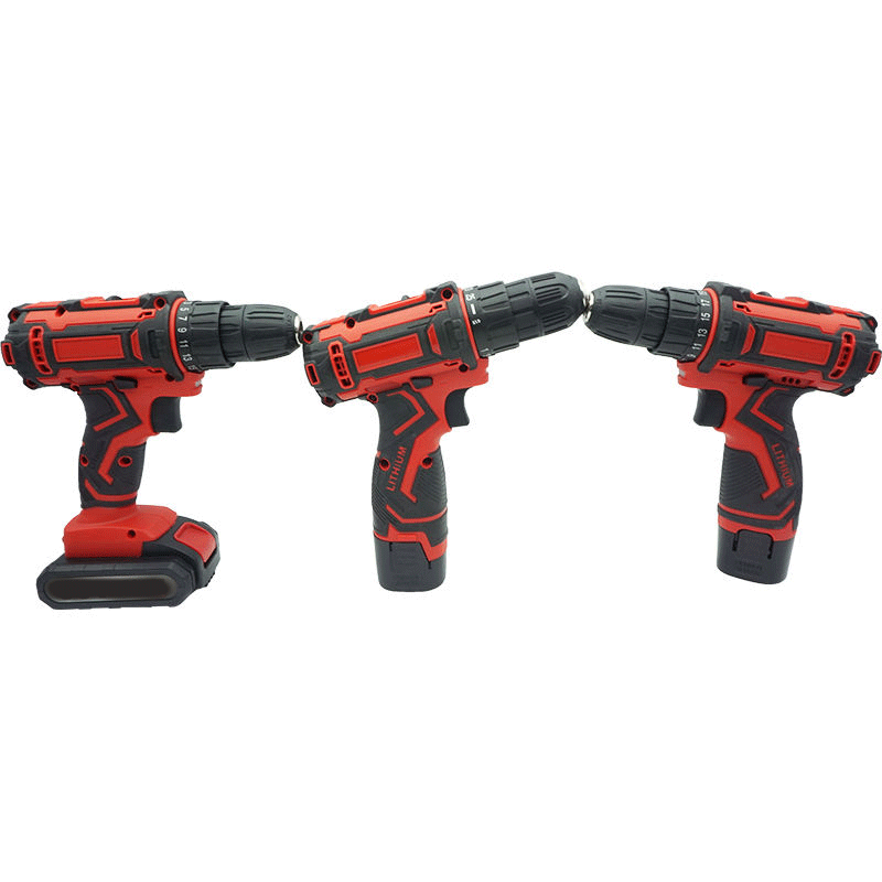 High-Power Battery-Powered Impact Drill Set with Brushless Motor