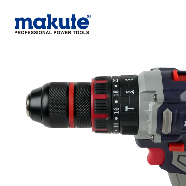 Makute New 20V Li-on Cordless Impact Drill with Quick Charger Max Torque 70n. M