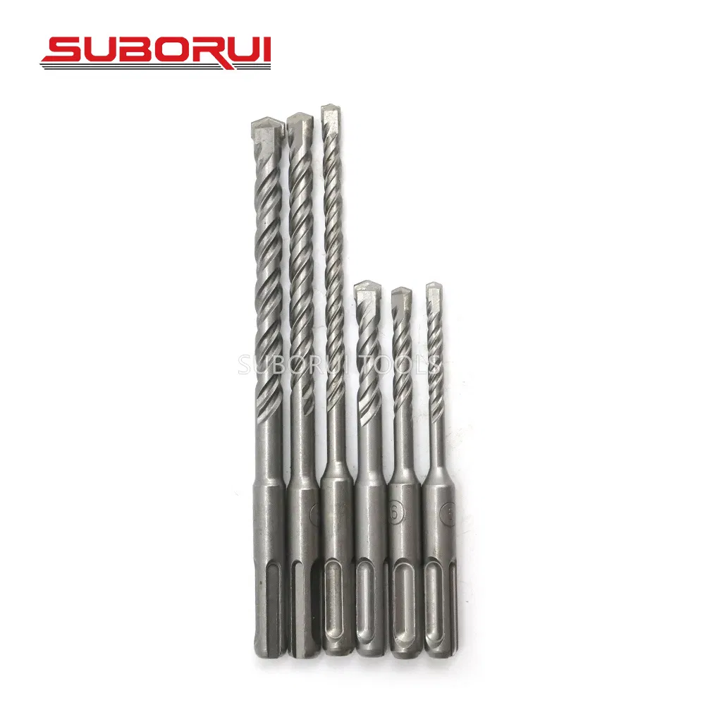 Suborui Brocas Para Concreto Carbide Tipped Masonry Drill Bit SDS Plus Electric Hammer Drill Bits for Concrete Drilling