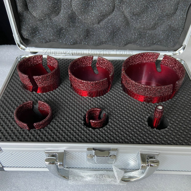 M14/5/8''-11 Thread Vacuum Brazed Diamond Core Drill Bits Drilling Tool for Brick Marble Granite Porcelain Tile Masonry Drilling