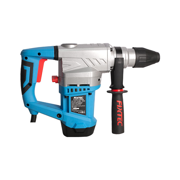 Fixtec Power Tool Hammer Drill 1500W 32mm Electric Rotary Demolition Hammer Impact Drill