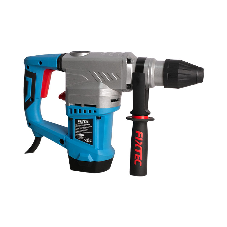 Fixtec Power Tool Hammer Drill 1500W 32mm Electric Rotary Demolition Hammer Impact Drill