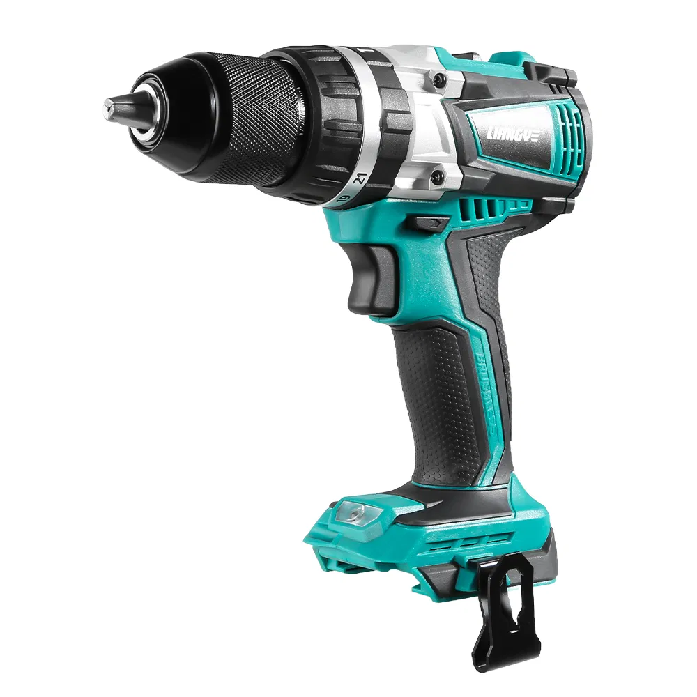 Liangye Factory Lithium Battery Power Tools 18V Cordless Brushless Cordless Hammer Drill