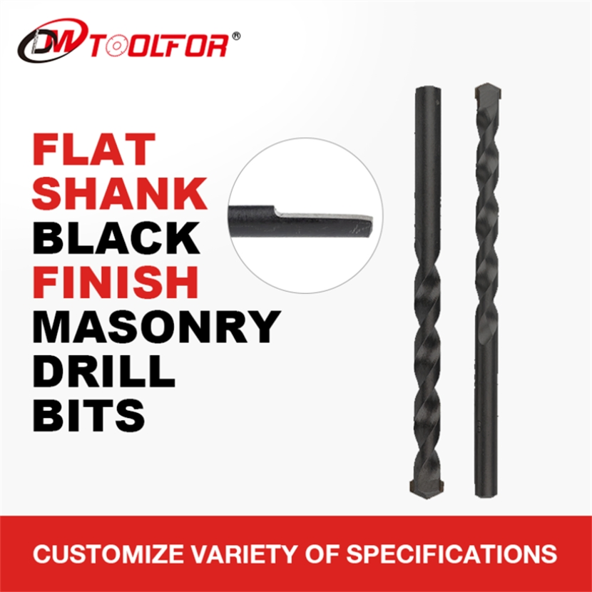 Easy Debris Removal Corrosion Resistance Masonry Drill Bit with Galvanized Surface Finish