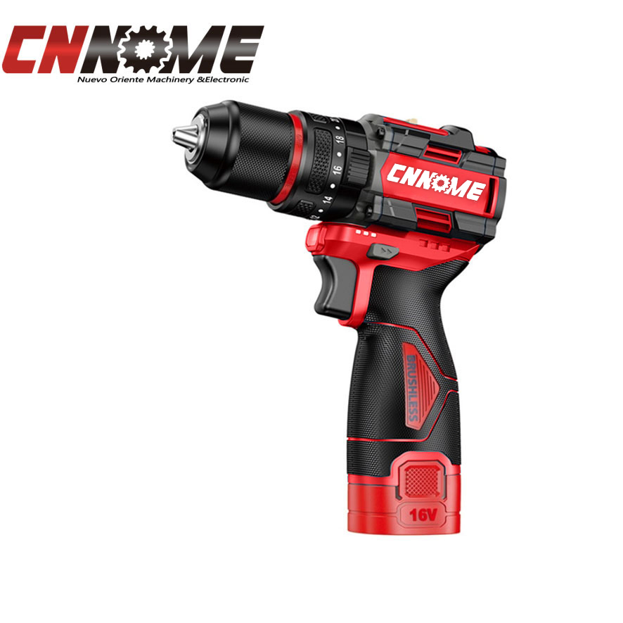 Brushless 2-Speed Lithium Impact Drill Cordless Battery Heavy Duty Tool 16V-Cid10
