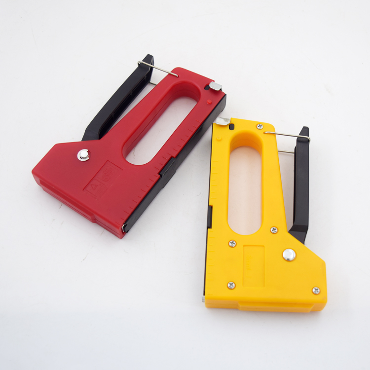 Hot Selling Hand Woodworking Tool 4-8mm Plastic Nail Gun Staple Gun
