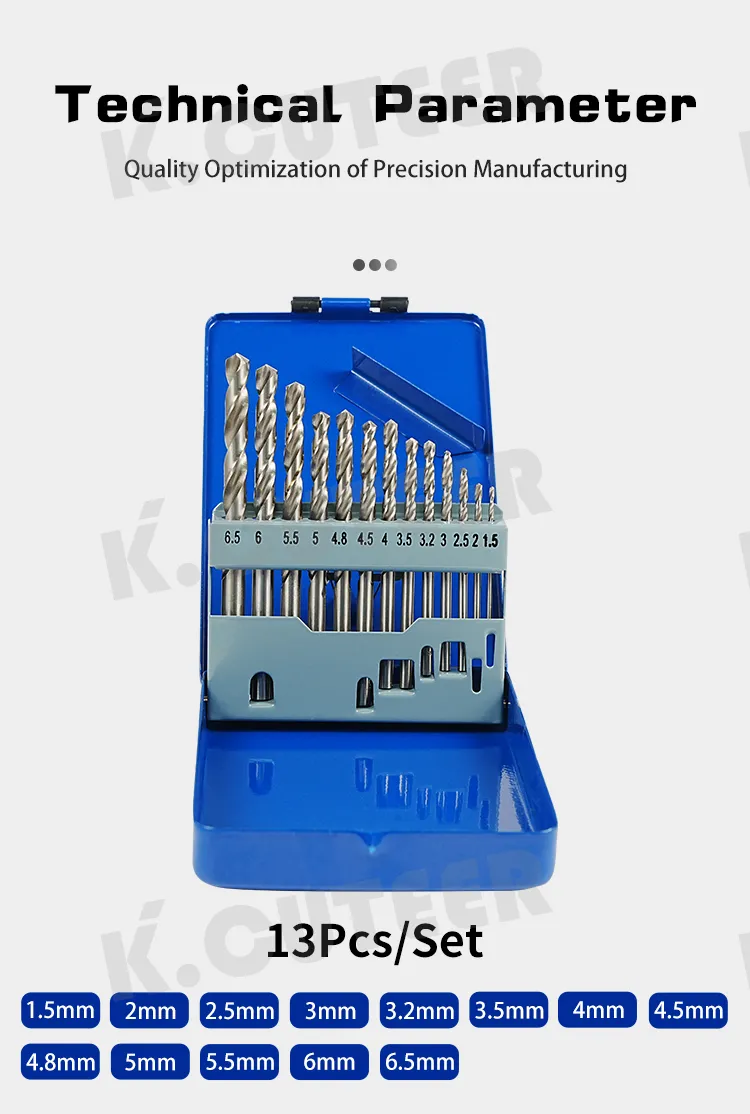 Twist Drill Bit Set 6