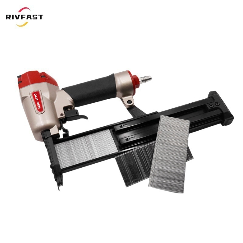 Customizable OEM 18-Gram Aluminium F50 Air Pneumatic Nailer, Brad for Furniture Concrete Upholstery Paneling Brad Gun