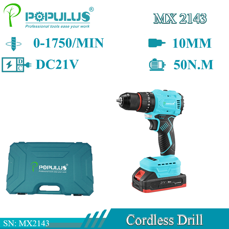 16.8V Impact Driver 40n. M Battery Drill Li Ion Cordless Battery for Power Craft Cordless Drill
