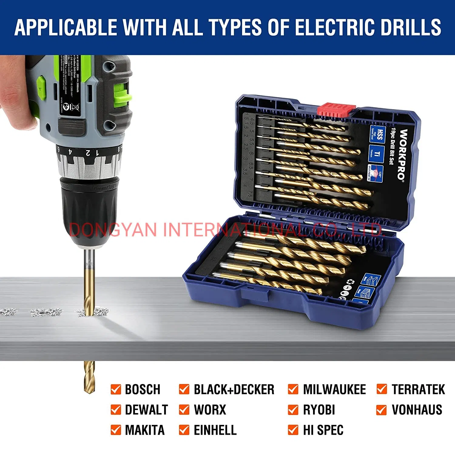 HSS Twist Drill Bits for Power Tools Drilling Machine