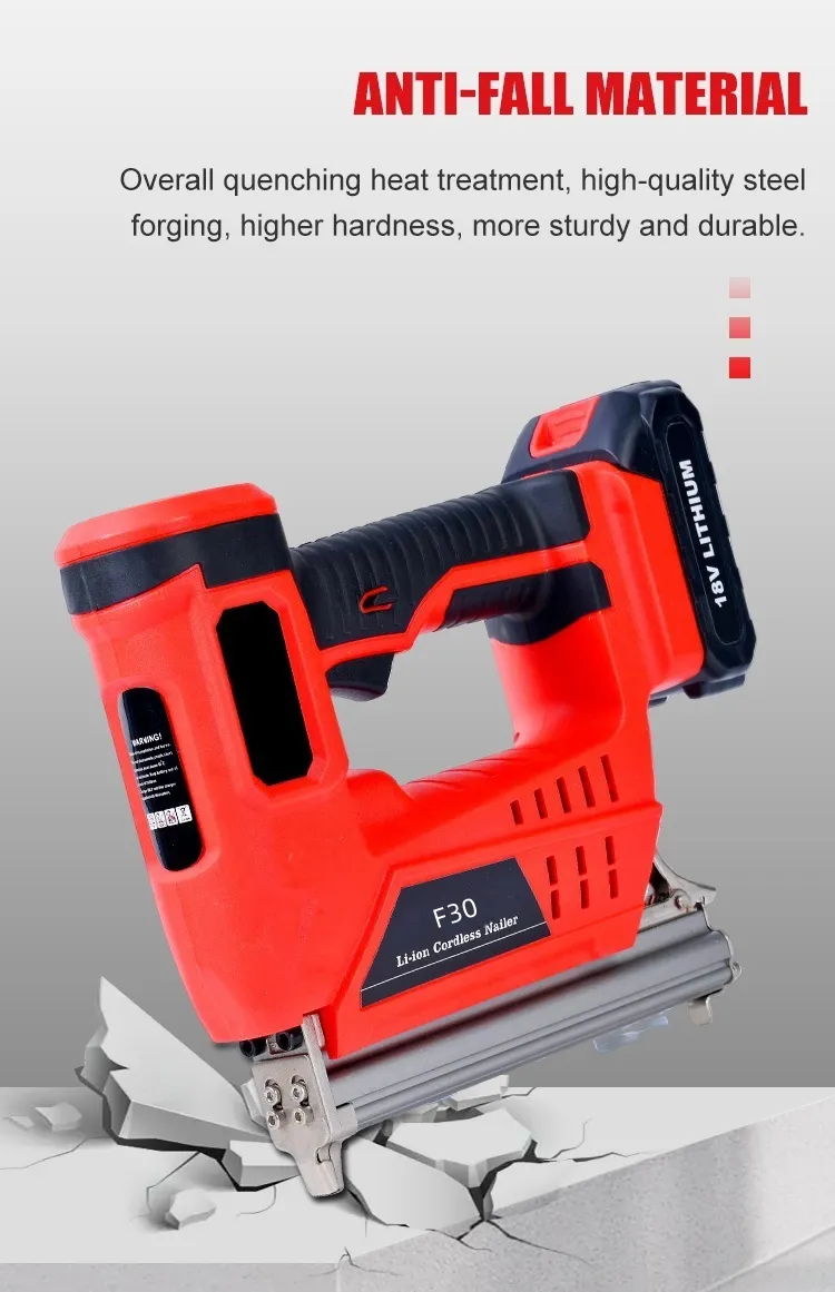 Li-ion Cordless Nailer Features