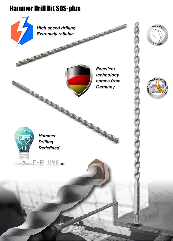 Hollow Block Hammer Drill Bit 2