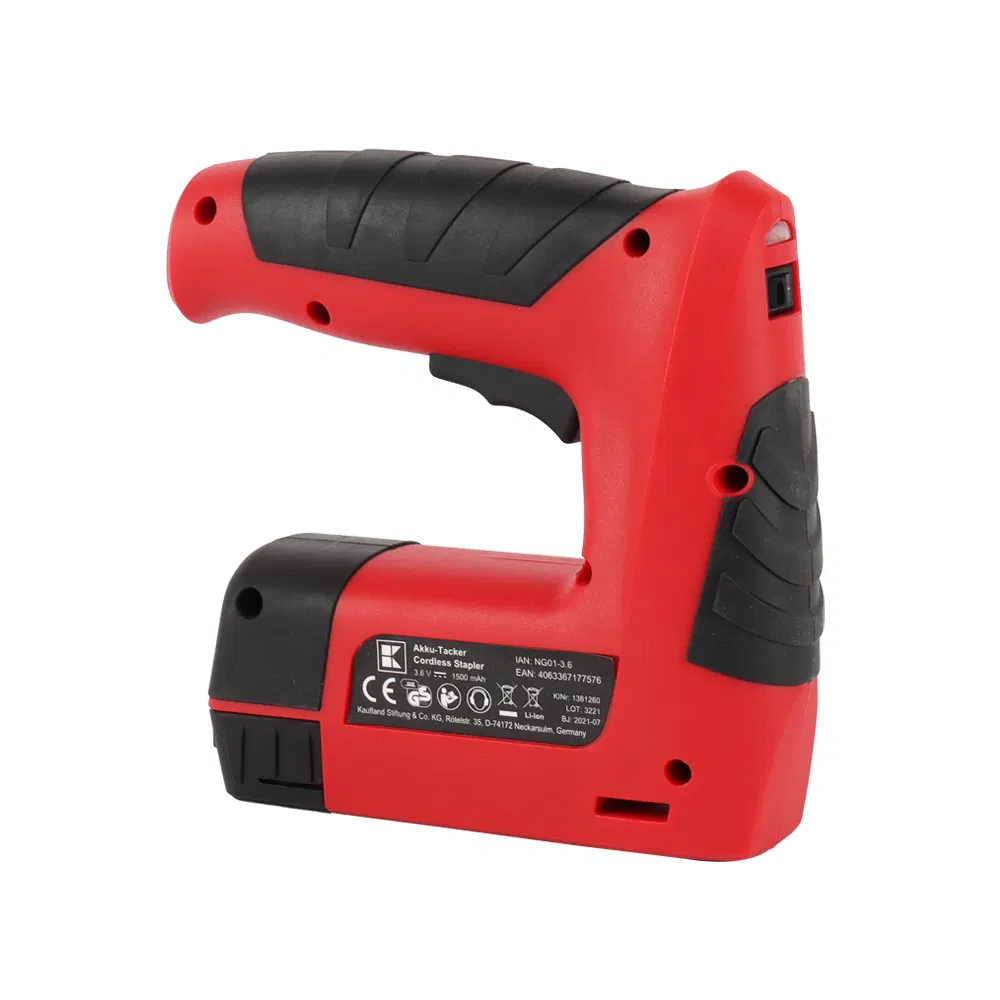 Electric Cordless Stapler 2-in-1 Brad Nailer Stapler 18 Gauge 3.6V Lithium-Ion Battery Power Mini Stapler Nail Gun Rechargeable