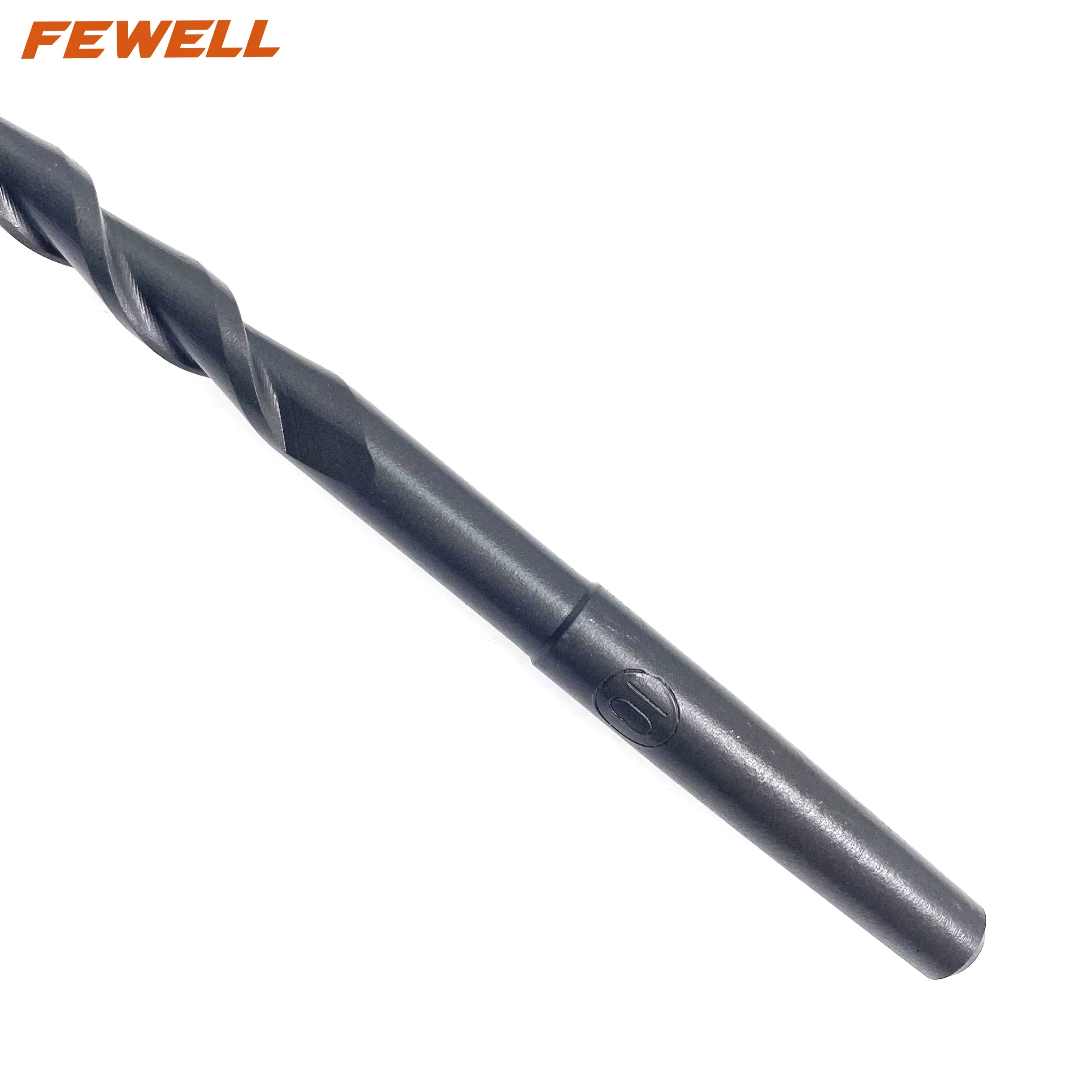 10X200mm Masonry Center Core Drill Carbide Tipped Single Flute Round Shank Pilot Drill Bit for Brick Concrete Masonry Drilling