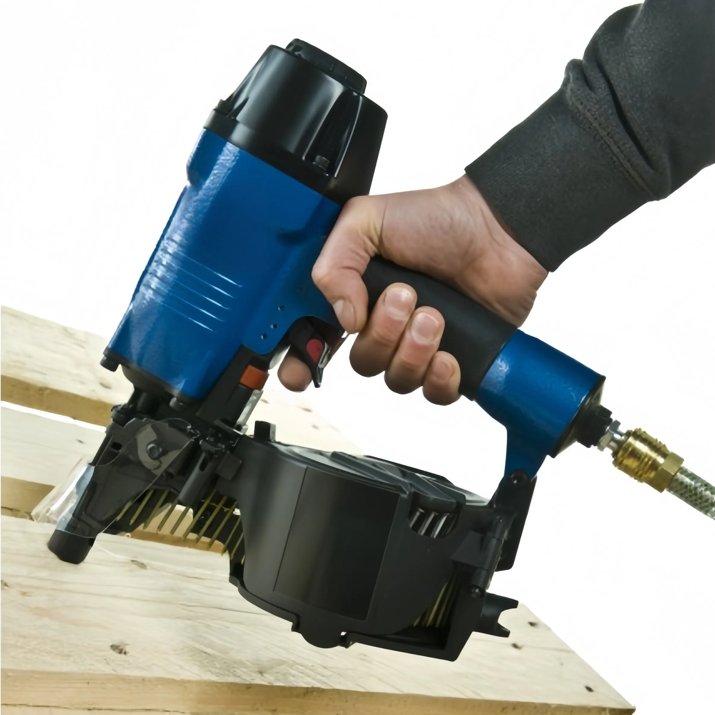 Pneumatic Brad Nailer, 2 in 1 Nail Gun Staple Gun Fires 18 Gauge 2 Inch Brad Nails and Crown 1-5/8 Inch Staples