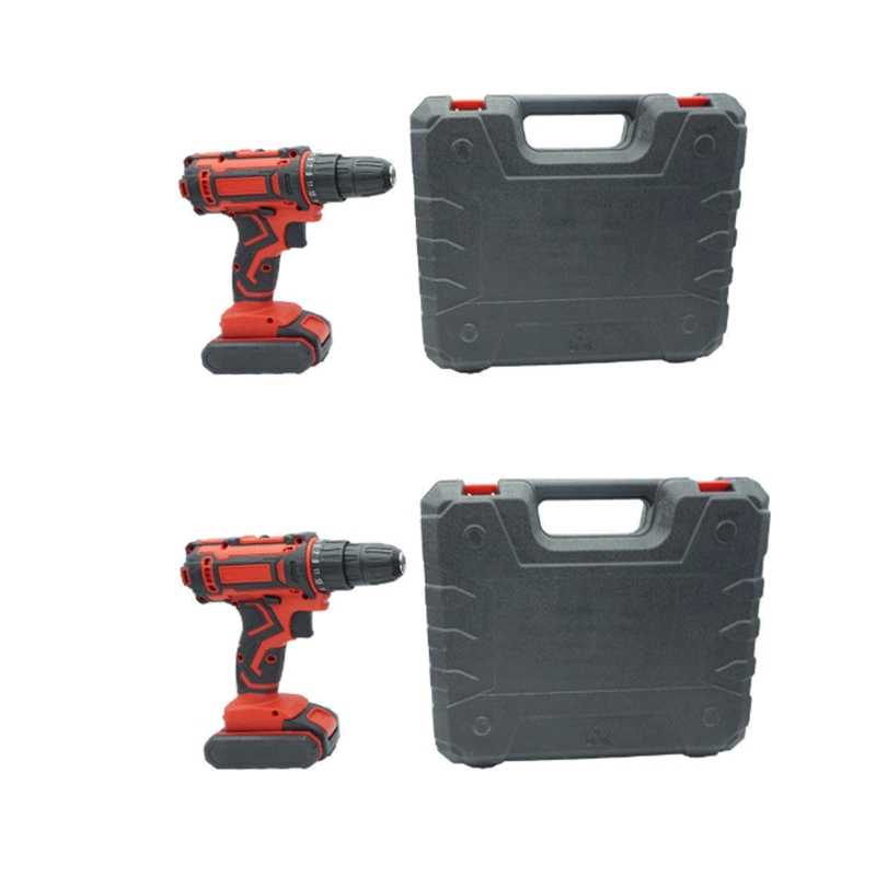 High-Power Battery-Powered Impact Drill Set with Brushless Motor