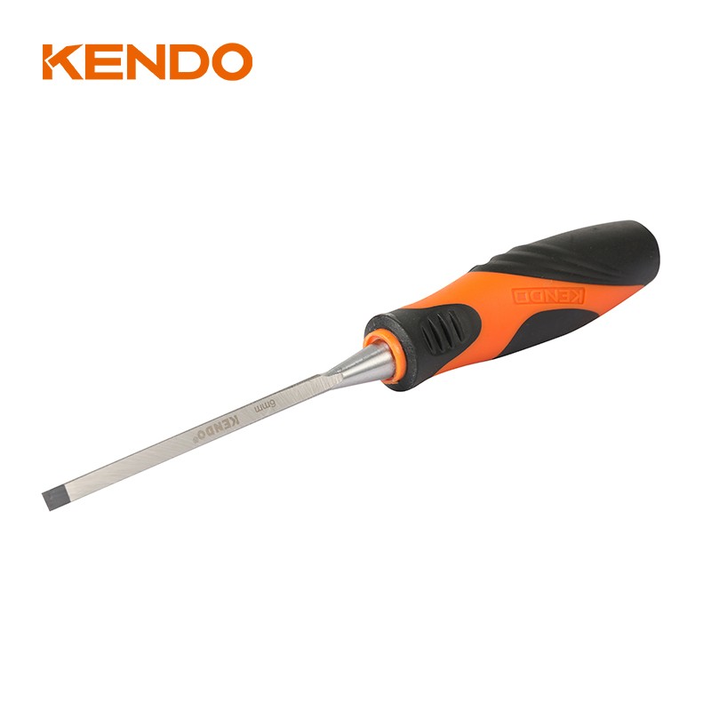 Kendo Bi-Material Handle Carving Chisel Wood Hand Wood Working Cutting Tools Sharp Blade Chisel