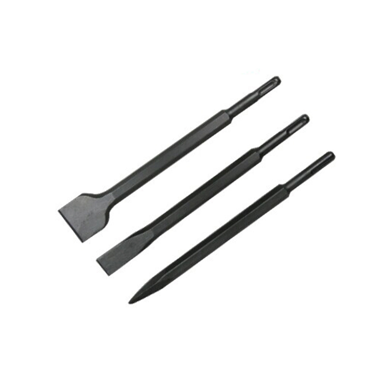 Fixtec SDS Plus Flat Chisel 40mm Wide Cranked Angled Bent Tile Removal Chisel