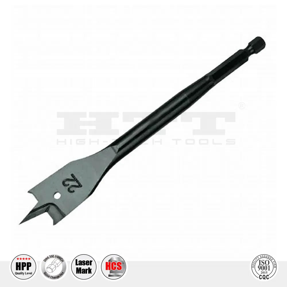 Professional Quality Impact Heavy-Duty Flat Wood Drill R Flute Type for Wood Plywood Plaster MDF Ceiling Drilling